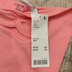 NWTUrban outfitters strapless top, xs, pink,